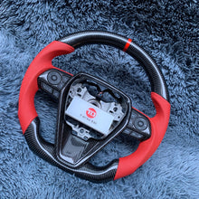 Carregar imagem no visualizador da galeria, Volante de fibra de carbono TTD Craft 8ª geração Camry 2018 - 2024 SE XSE TRD V6 V4 Avalon Venza