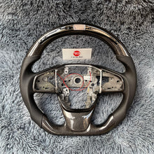 Cargar imagen en el visor de la galería, Volante de fibra de carbono TTD Craft para Honda CRV EX LX SE 2017-2018