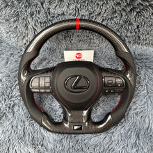 Load image into Gallery viewer, TTD Craft Lexus 2016-2022 RX350 450h / ES350 ES300/ GS350 GS450 / LX570 / GX460 / GS300 GS200T Carbon Fiber Steering Wheel