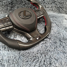 Load image into Gallery viewer, TTD Craft  Lexus 2016-2022 RX350 350l 450h /  ES350 ES300/ GS350  GS450/ LX570 / GX460  / GS300 GS200T Carbon Fiber Steering Wheel

