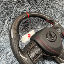 Load image into Gallery viewer, TTD Craft Lexus 2016-2022 RX350 450h / ES350 ES300/ GS350 GS450 / LX570 / GX460 / GS300 GS200T Carbon Fiber Steering Wheel