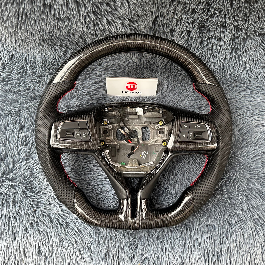 TTD Craft 2014-2020 Ghibli / 2017-2023 Levante / 2014-2022 Quattroporte Carbon Fiber Steering Wheel