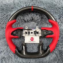 Cargar imagen en el visor de la galería, TTD Craft 2019-2023 Dodge Ram 1500 2500 3500 Volante de fibra de carbono