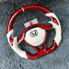Carregar imagem no visualizador da galeria, Volante de fibra de carbono TTD Craft 10ª geração 2018-2022 Accord / 2018-2022 Insight Sport EX LX EX-L V6