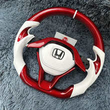 Carregar imagem no visualizador da galeria, Volante de fibra de carbono TTD Craft 10ª geração 2018-2022 Accord / 2018-2022 Insight Sport EX LX EX-L V6