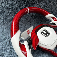 Carregar imagem no visualizador da galeria, Volante de fibra de carbono TTD Craft 10ª geração 2018-2022 Accord / 2018-2022 Insight Sport EX LX EX-L V6