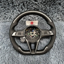 Load image into Gallery viewer, TTD Craft Alfa Romeo 2017-2021 Giulia Stelvio Carbon Fiber Steering Wheel