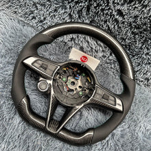 Load image into Gallery viewer, TTD Craft Alfa Romeo 2017-2021 Giulia Stelvio Carbon Fiber Steering Wheel