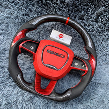 Cargar imagen en el visor de la galería, TTD Craft Dodge 2016-2023 Charger Challenger / 2014-2023 Durango Volante de fibra de carbono