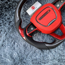 Carregar imagem no visualizador da galeria, Volante de fibra de carbono TTD Craft Dodge 2016-2023 Charger Challenger / 2014-2023 Durango