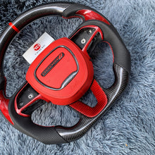 Carregar imagem no visualizador da galeria, Volante de fibra de carbono TTD Craft Dodge 2016-2023 Charger Challenger / 2014-2023 Durango