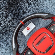 Загрузить изображение в средство просмотра галереи, TTD Craft Dodge 2016-2023 Charger Challenger / 2014-2023 Durango Carbon Fiber Steering Wheel