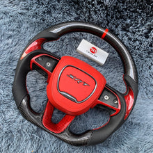 Carregar imagem no visualizador da galeria, Volante de fibra de carbono TTD Craft Dodge 2016-2023 Charger Challenger / 2014-2023 Durango