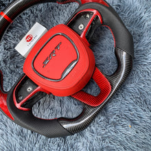 Carregar imagem no visualizador da galeria, Volante de fibra de carbono TTD Craft Dodge 2016-2023 Charger Challenger / 2014-2023 Durango