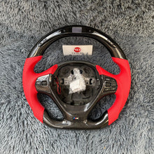 Загрузить изображение в средство просмотра галереи, TTD Craft BMW F20 F21 / F22 F23 / F30 F31 F35 / F32 F33 F36 Carbon Fiber Steering Wheel with LED