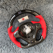 Carregar imagem no visualizador da galeria, TTD Craft bmw 1 SÉRIE F20 F21 / 2 SÉRIE F22 F23 / 3 SÉRIE F30 F31 F35 / 4 SÉRIE F32 F33 F36 SPORT Volante de fibra de carbono com paddle shifter