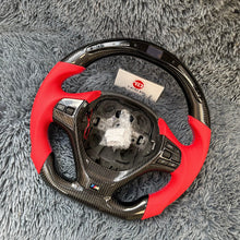 Carregar imagem no visualizador da galeria, TTD Craft bmw 1 SÉRIE F20 F21 / 2 SÉRIE F22 F23 / 3 SÉRIE F30 F31 F35 / 4 SÉRIE F32 F33 F36 SPORT Volante de fibra de carbono com paddle shifter