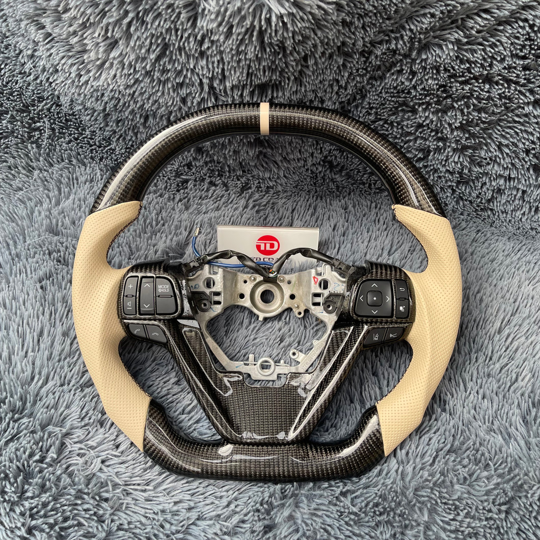 TTD Craft  2014-2019 Highlander / 2015-2020 Sienna Carbon Fiber Steering Wheel