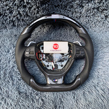 Load image into Gallery viewer, TTD Craft BMW F10 F11 F07 F06 F12 F13 F01 F02 F03 F04 Carbon Fiber Steering Wheel With Led