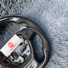 Загрузить изображение в средство просмотра галереи, TTD Craft BMW F10 F11 F07 F06 F12 F13 F01 F02 F03 F04 Carbon Fiber Steering Wheel With Led