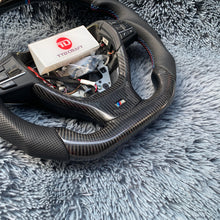 Load image into Gallery viewer, TTD Craft BMW F10 F11 F07 F06 F12 F13 F01 F02 F03 F04 Carbon Fiber Steering Wheel With Led