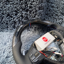 Load image into Gallery viewer, TTD Craft BMW F10 F11 F07 F06 F12 F13 F01 F02 F03 F04 Carbon Fiber Steering Wheel With Led