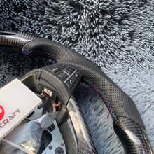 Load image into Gallery viewer, TTD Craft BMW F10 F11 F07 F06 F12 F13 F01 F02 F03 F04 Carbon Fiber Steering Wheel With Led