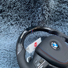 Загрузить изображение в средство просмотра галереи, TTD Craft BMW F10 F11 F07 F06 F12 F13 F01 F02 F03 F04 Carbon Fiber Steering Wheel With Led