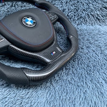 Load image into Gallery viewer, TTD Craft  BMW 5 SERIES F10 F11 / 5GT F07 /6 SERIES F06 F12 F13 /7 SERIES F01 F02 F03 F04 Carbon Fiber Steering Wheel
