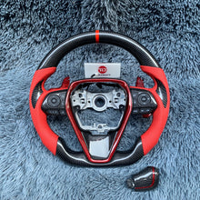 Carregar imagem no visualizador da galeria, Volante de fibra de carbono TTD Craft 8ª geração Camry 2018 - 2024 SE XSE TRD V6 V4 Avalon Venza
