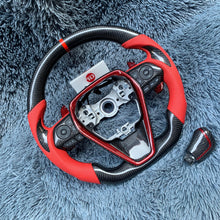 Carregar imagem no visualizador da galeria, Volante de fibra de carbono TTD Craft 8ª geração Camry 2018 - 2024 SE XSE TRD V6 V4 Avalon Venza