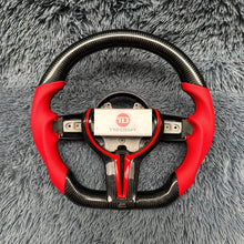 Load image into Gallery viewer, TTD Craft BMW M5 M6 F10 F06 F12 F01 F02 F03 F04 Carbon Fiber Steering Wheel