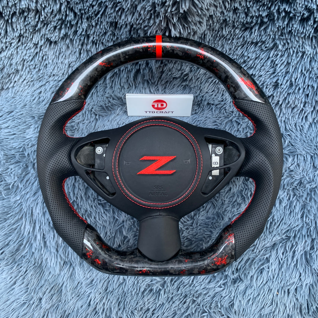 TTD Craft Nissan 2009-2020 Z coupe Carbon Fiber Steering Wheel
