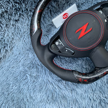 Load image into Gallery viewer, TTD Craft Nissan Z34 Carbon Fiber Steering Wheel
