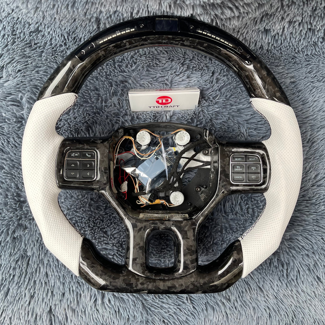 TTD Craft  2013-2018 Dodge Ram 1500 2500 3500 Carbon Fiber Steering Wheel