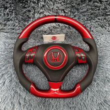 Загрузить изображение в средство просмотра галереи, TTD Craft Acura 2004-2008 TSX  /Honda 2004-2007 Accord Cl9 Carbon Fiber Steering Wheel