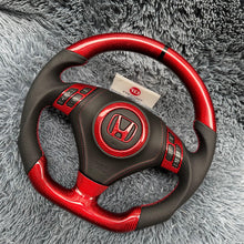 Загрузить изображение в средство просмотра галереи, TTD Craft Acura 2004-2008 TSX  /Honda 2004-2007 Accord Cl9 Carbon Fiber Steering Wheel
