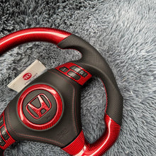 Загрузить изображение в средство просмотра галереи, TTD Craft Acura 2004-2008 TSX  /Honda 2004-2007 Accord Cl9 Carbon Fiber Steering Wheel