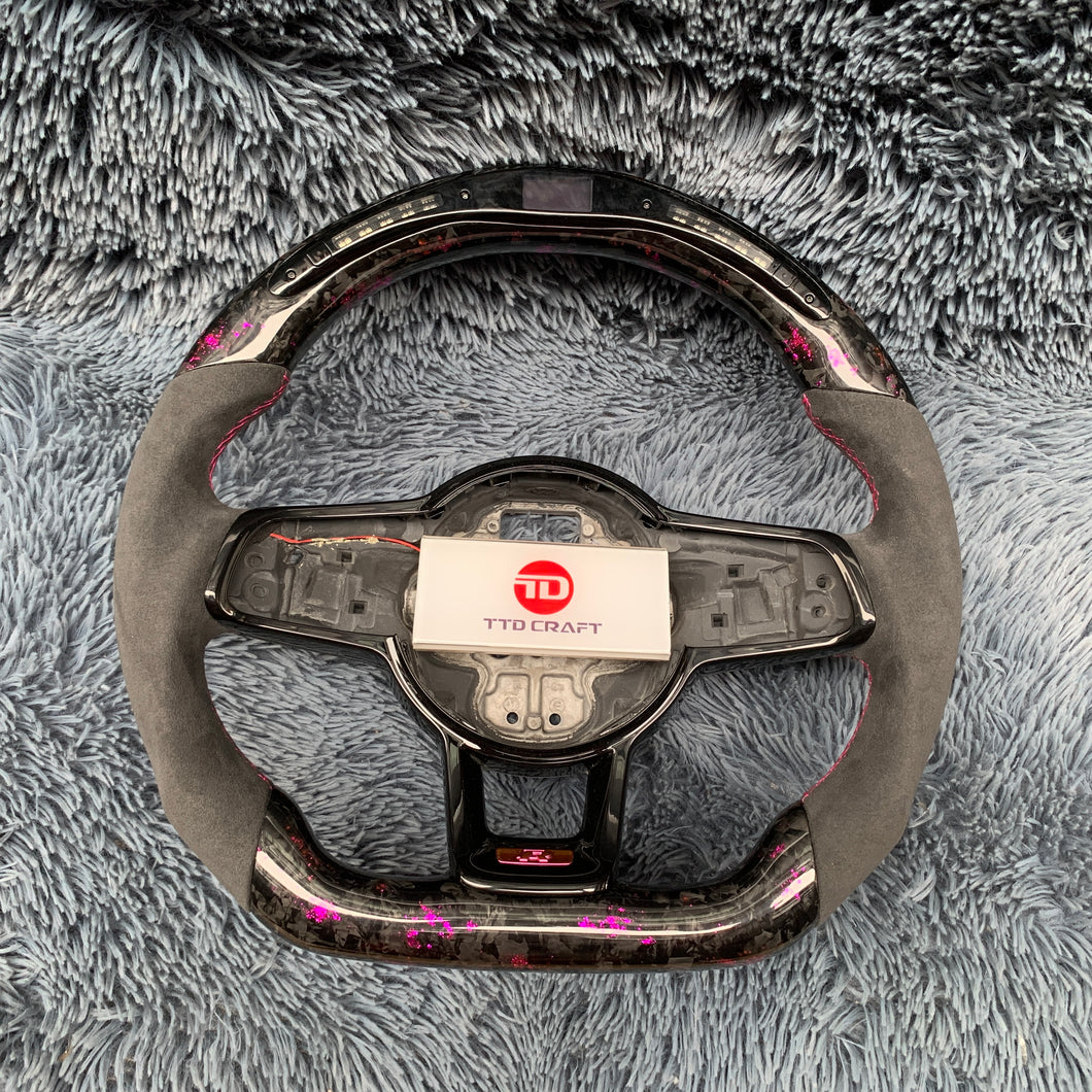 TTD Craft VW Mk7 GTI /R Jetta 2019-2020  Carbon Fiber Steering Wheel