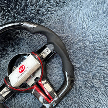 Load image into Gallery viewer, TTD Craft BMW M5 M6 F10 F06 F12 F01 F02 F03 F04 Carbon Fiber Steering Wheel