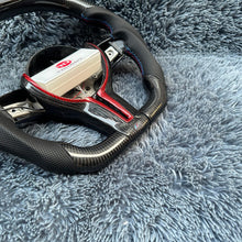 Load image into Gallery viewer, TTD Craft BMW M5 M6 F10 F06 F12 F01 F02 F03 F04 Carbon Fiber Steering Wheel