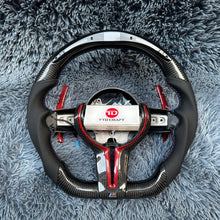Load image into Gallery viewer, TTD Craft BMW M5 M6 F10 F06 F12 F01 F02 F03 F04 Carbon Fiber Steering Wheel
