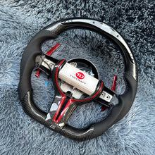 Load image into Gallery viewer, TTD Craft BMW M5 M6 F10 F06 F12 F01 F02 F03 F04 Carbon Fiber Steering Wheel