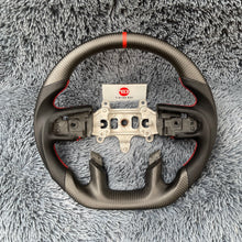 Carregar imagem no visualizador da galeria, TTD Craft 2019-2023 Dodge Ram 1500 2500 3500 Volante de fibra de carbono