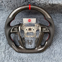 Cargar imagen en el visor de la galería, Volante de fibra de carbono TTD Craft para Honda Accord 2008-2012 / Pilot 2009-2015 / Odyssey 2011-2017
