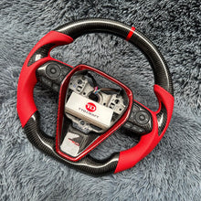Carregar imagem no visualizador da galeria, Volante de fibra de carbono TTD Craft 8ª geração Camry 2018 - 2024 SE XSE TRD V6 V4 Avalon Venza