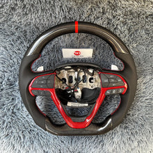 Carregar imagem no visualizador da galeria, Volante de fibra de carbono TTD Craft 2016-2021 Jeep Cherokee / Grand Cherokee