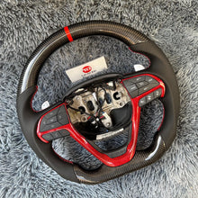 Cargar imagen en el visor de la galería, TTD Craft 2016-2021 Jeep Cherokee / Grand Cherokee Volante de fibra de carbono