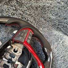 Cargar imagen en el visor de la galería, TTD Craft 2016-2021 Jeep Cherokee / Grand Cherokee Volante de fibra de carbono