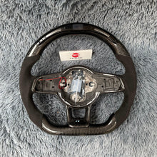Загрузить изображение в средство просмотра галереи, Flat Bottom LED Carbon Fiber Steering Wheel for VW Mk7 /MK7.5 GTI R Jetta